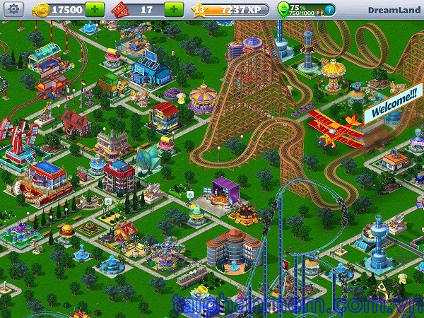 tải game RollerCoaster Tycoon 4 cho Android